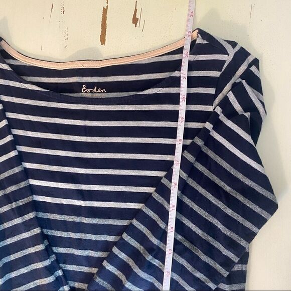 Boden Long Sleeve Breton Top - Picture 8 of 9